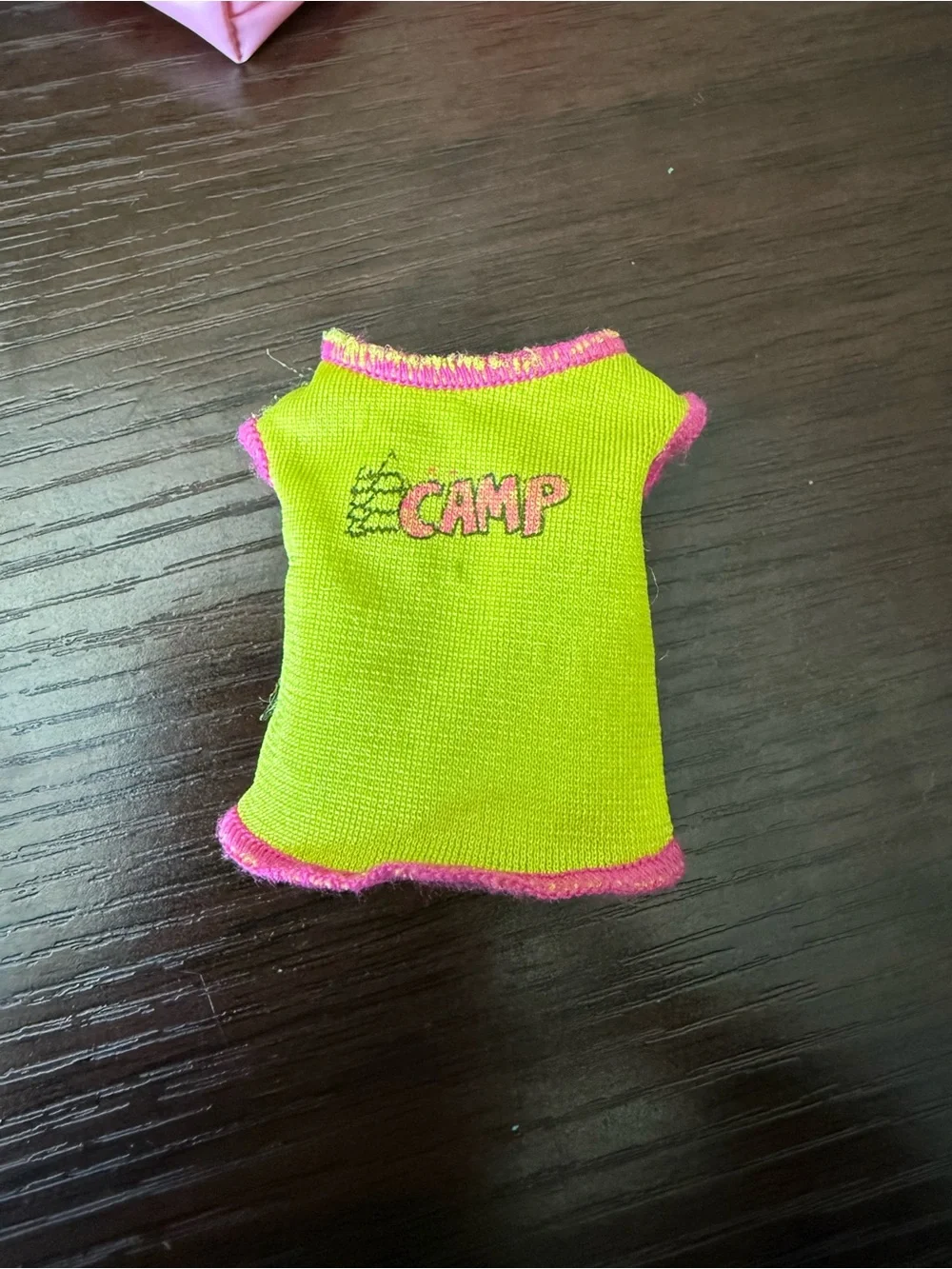 Vintage Barbie Accessories Lot. Gym bag, shoe, camp shirt